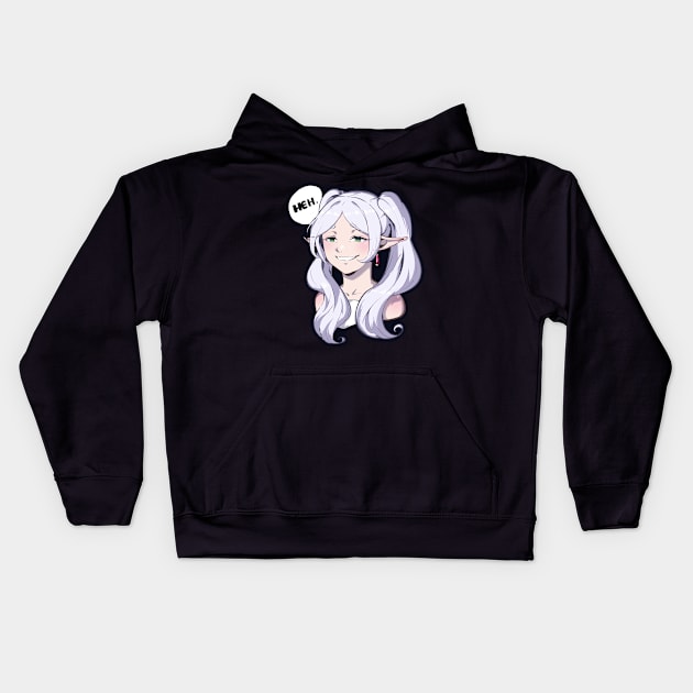 Frieren Smile Kids Hoodie by Kanjika